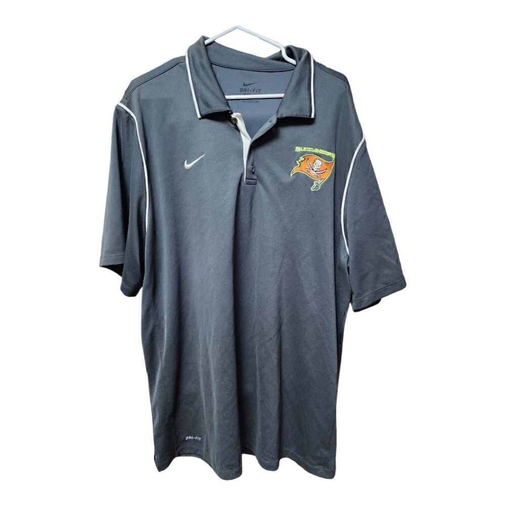 1412 - Nike Dri - Fit Buccaneers Polo - Men's XXL - sharp shirt